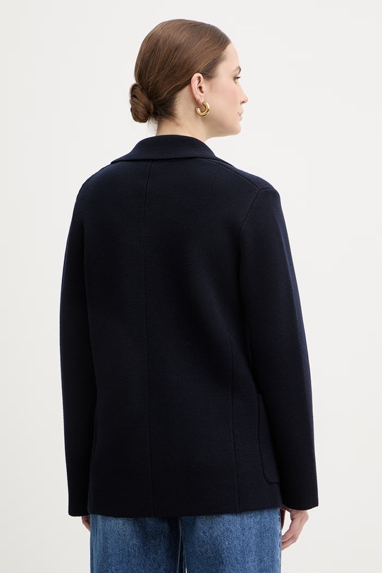 Odzież Luisa Spagnoli kardigan wełniany Metile 100282 granatowy