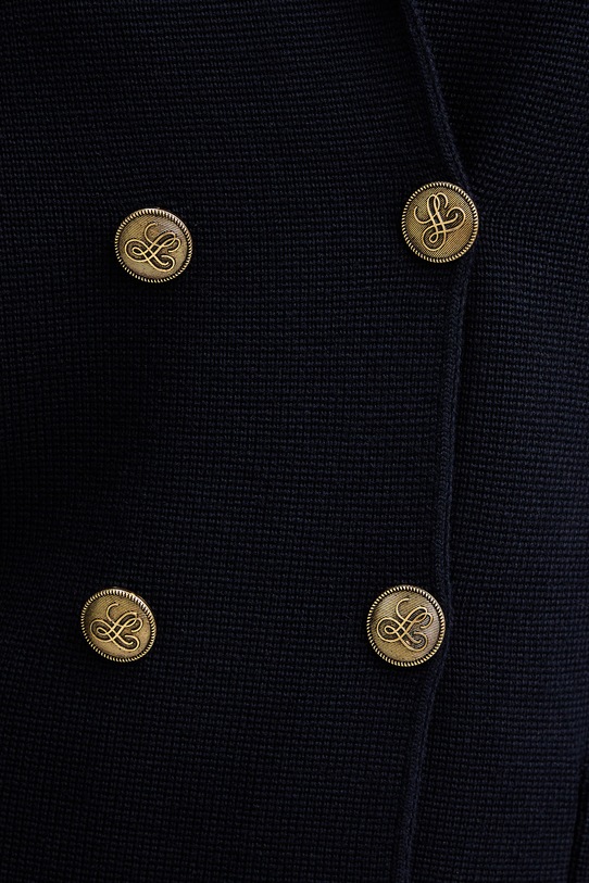 Luisa Spagnoli kardigan wełniany Metile 100282 granatowy