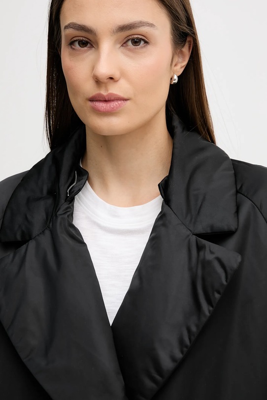 Sisley płaszcz czarny 2LZLLN06P