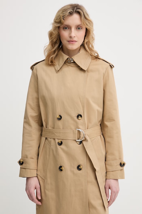 Sisley trencz damski beżowy 2RRMLN06U
