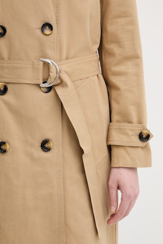 Sisley trencz damski 2RRMLN06U beżowy