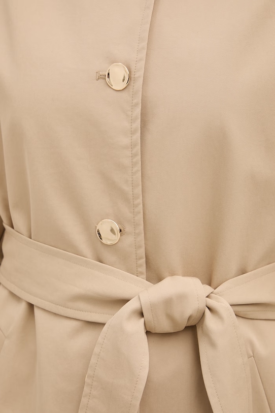 United Colors of Benetton trencz damski bawełniany 2LGRDN09I beżowy