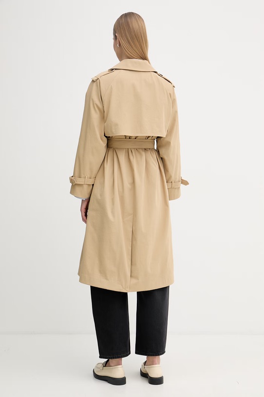 Odzież United Colors of Benetton trencz damski 2REFDN09W beżowy