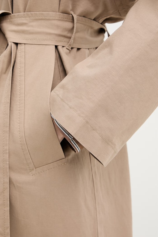 Marc O'Polo trencz damski bawełniany 5000013362 beżowy