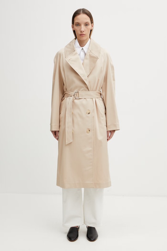 Lacoste trencz z bawełną damski BF9785