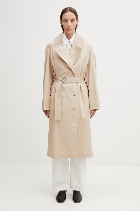 Lacoste trencz z bawełną damski BF9785