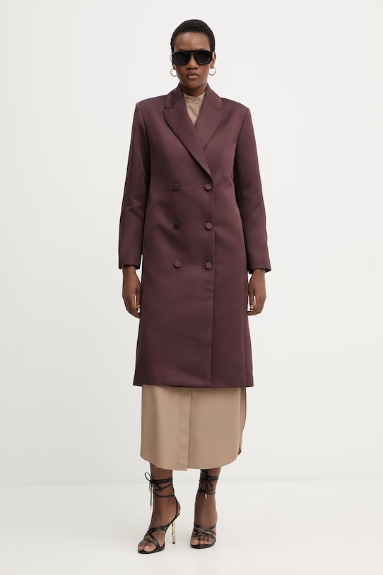 Kabát MAX&Co. MCOCINEMA 2616011012200 burgundské SS26