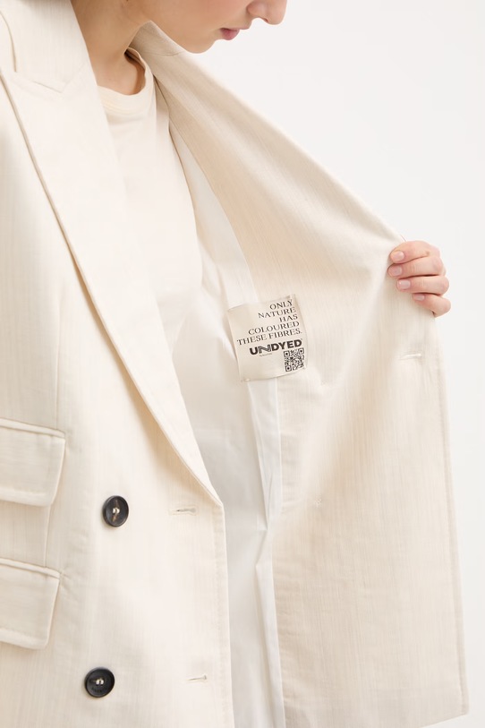 MAX&Co. płaszcz z dodatkiem wełny MCOREFOLO 2616081131200 beżowy