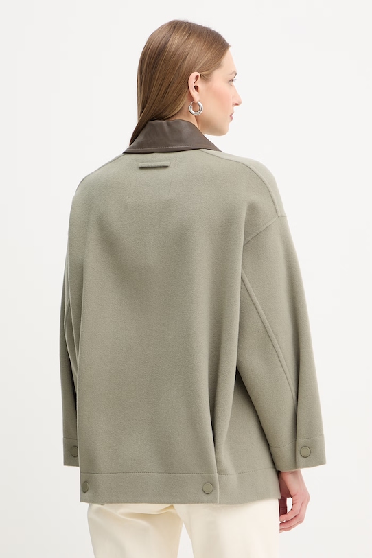 Oblečení Vlněná bunda MAX&Co. MCOHACK 2616081151200 zelená