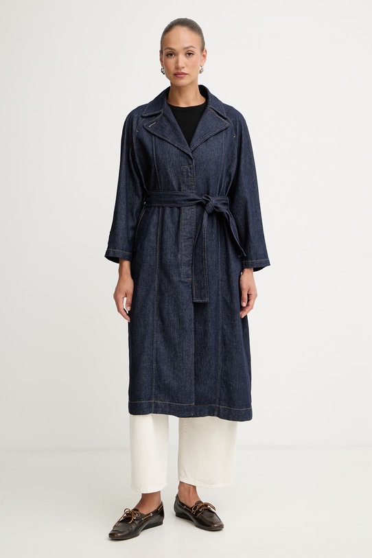 Max&Co. пальто жіноче джинсове MCOORCA темно-синій 2616011033200