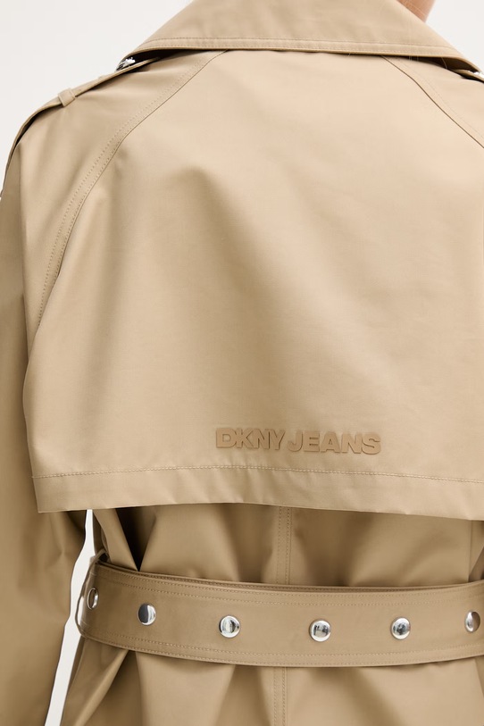 Dkny płaszcz DJ6J6232 beżowy