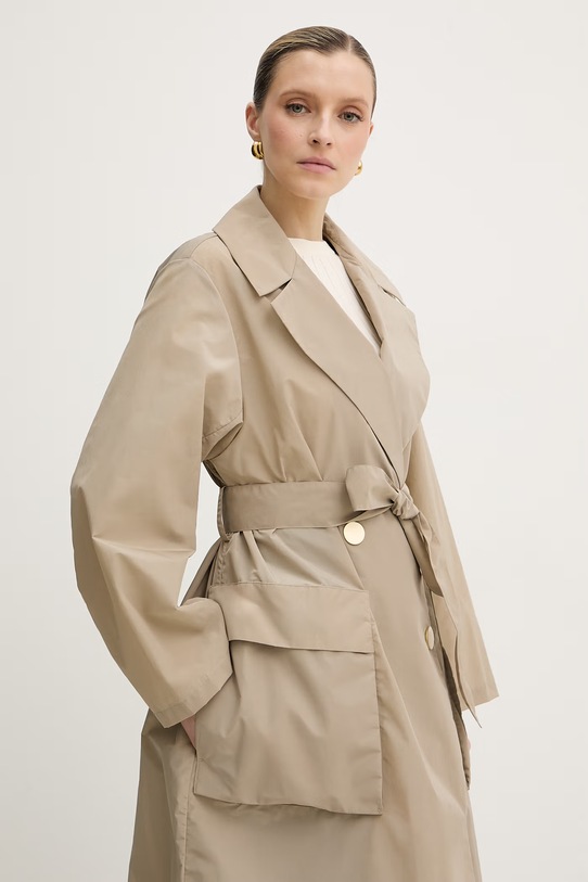 Armani Exchange dámsky kabát XW001927.AF21526 béžová