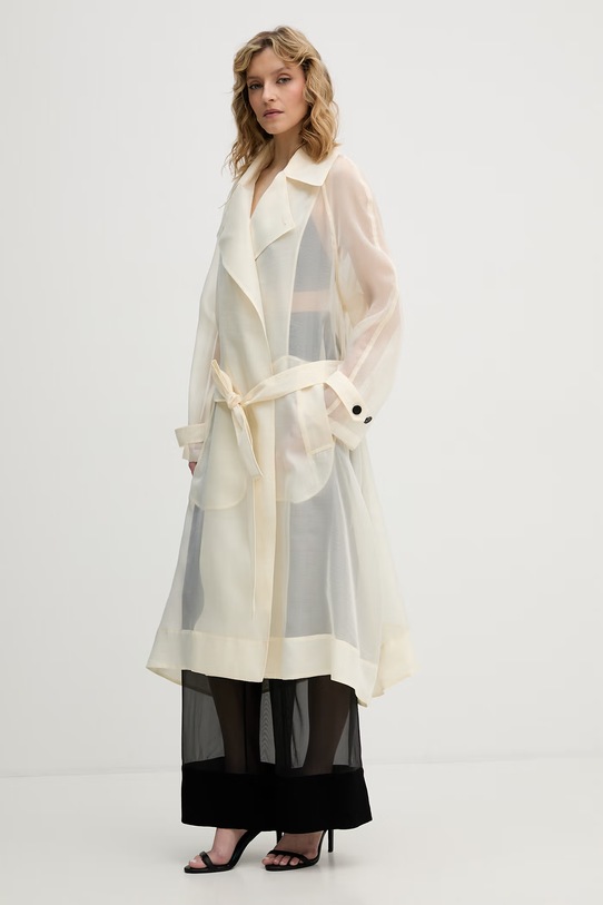 Karl Lagerfeld kabát dámský B2W15004 béžová SS26