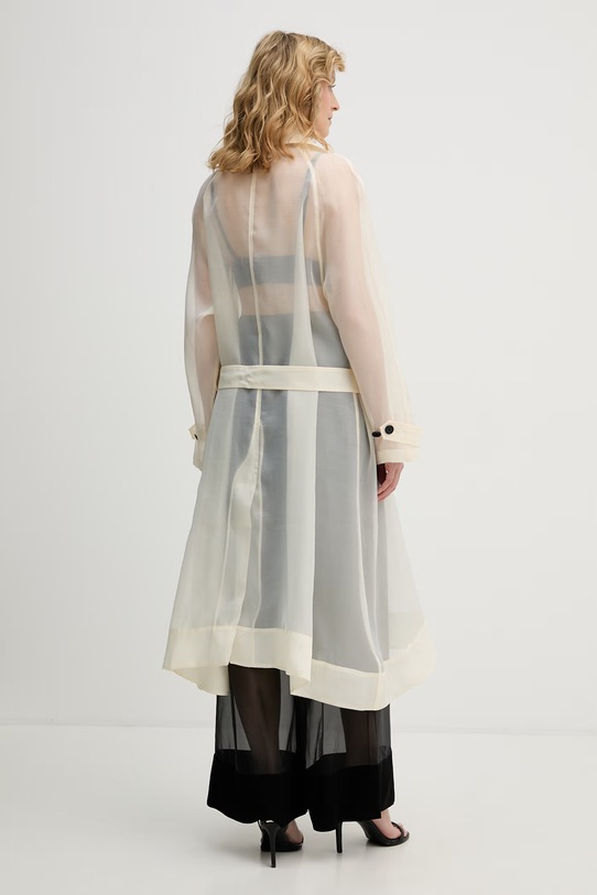 Oblečení Karl Lagerfeld kabát dámský B2W15004 béžová