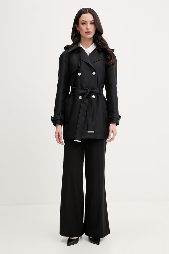 Morgan trencz damski GALON czarny SS26