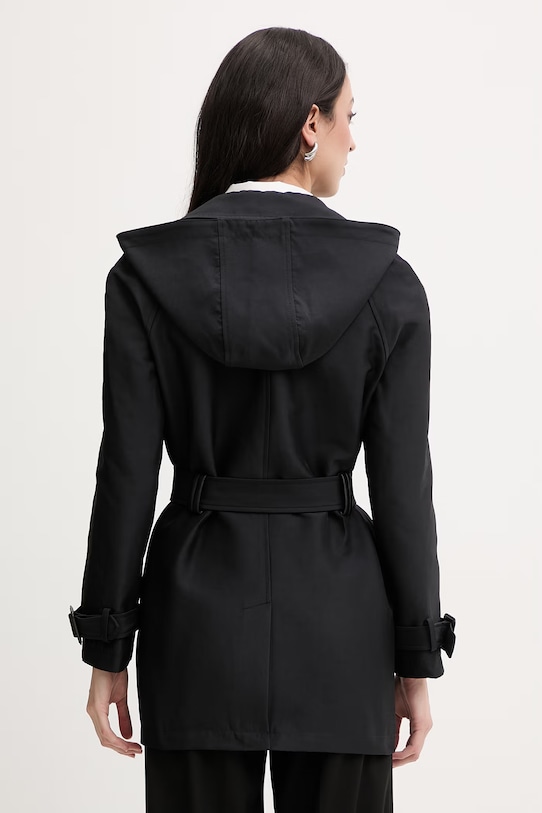 Odzież Morgan trencz damski GALON czarny