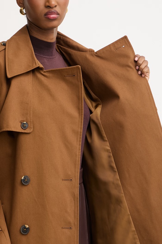 Morgan trencz damski bawełniany GPRUNE