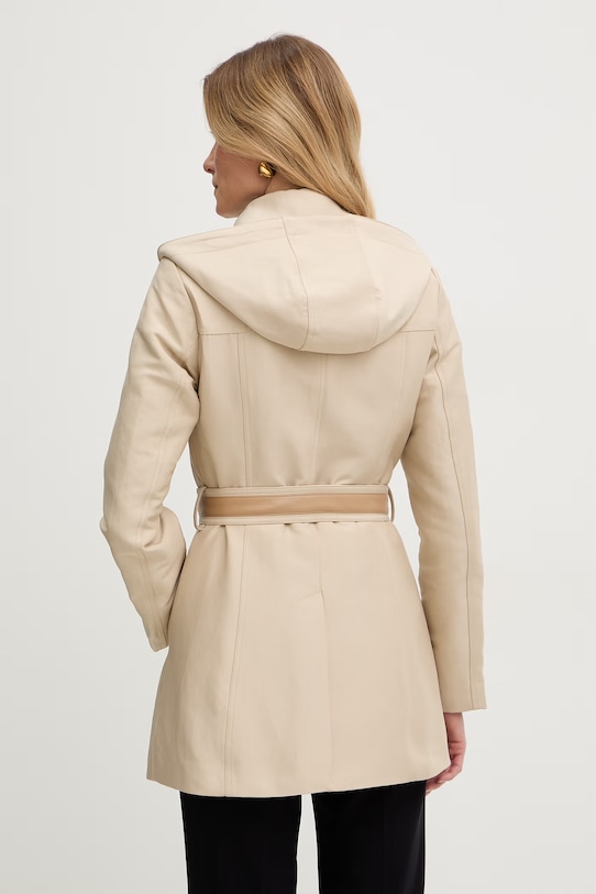 Odzież Morgan trencz damski z bawełną GSAMIR beżowy