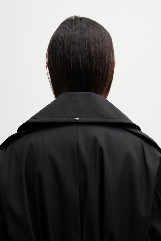 Sportmax Spxgocce тренч з бавовною жіночий 2612021031600 чорний