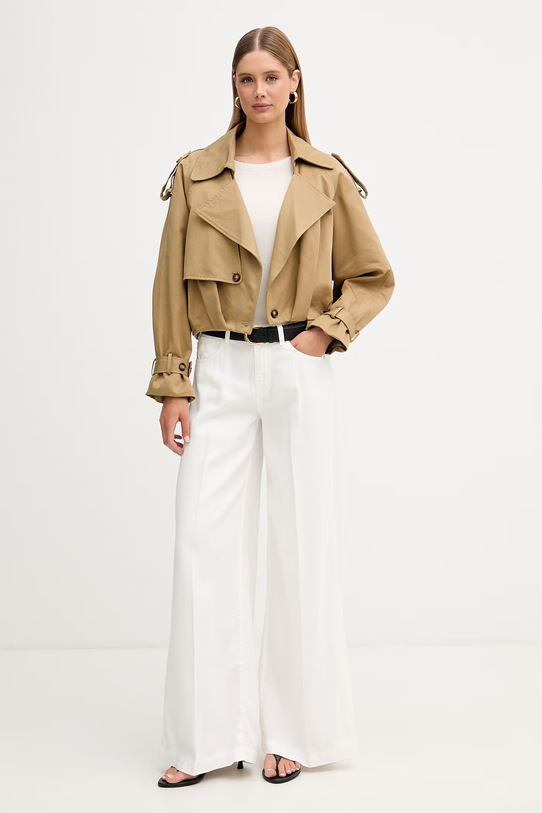 ViCOLO короткий тренч жіночий TAB0074 бежевий SS26