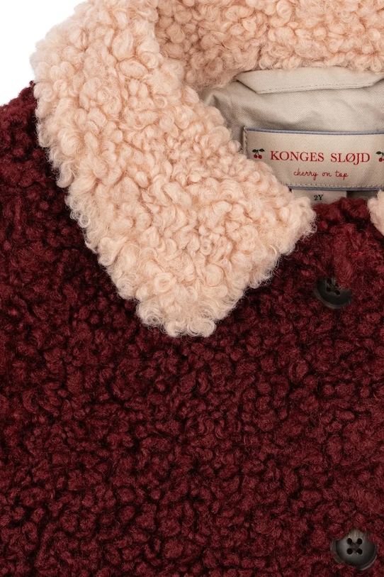 Konges Sløjd palton pentru copii CALIN COAT GRS maro KS104242.PreSpring