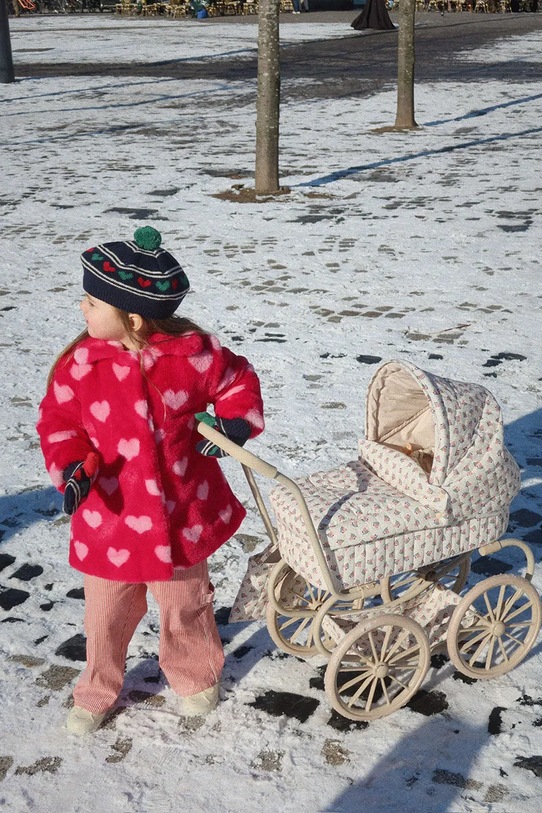 Konges Sløjd płaszcz dziecięcy FUZZIE COAT GRS KS104302.PreSpring