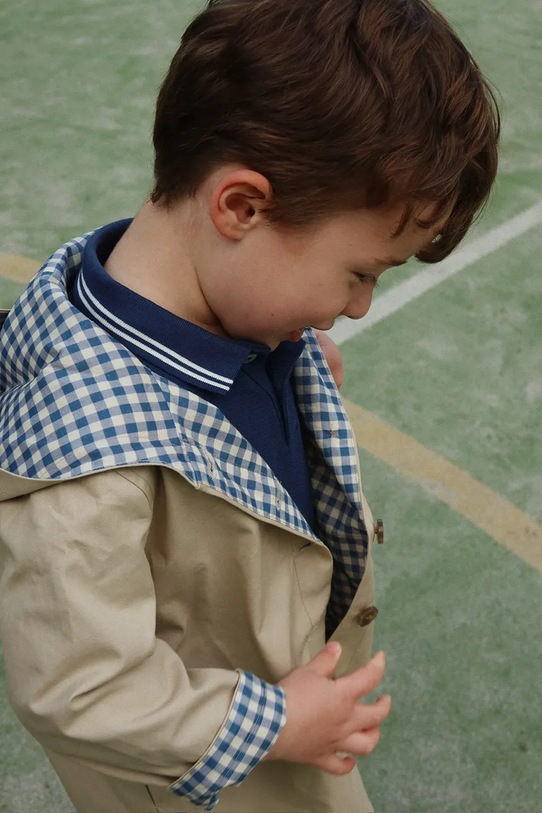 Konges Sløjd trencz bawełniany dziecięcy TRENCHY COAT KS105111.PPY2