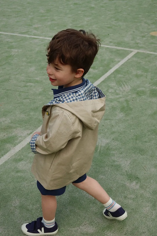 Konges Sløjd trencz bawełniany dziecięcy TRENCHY COAT KS105111.PPY2