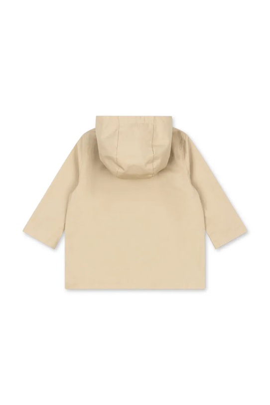 Chłopiec Konges Sløjd trencz bawełniany dziecięcy TRENCHY COAT KS105111.PPY2 beżowy