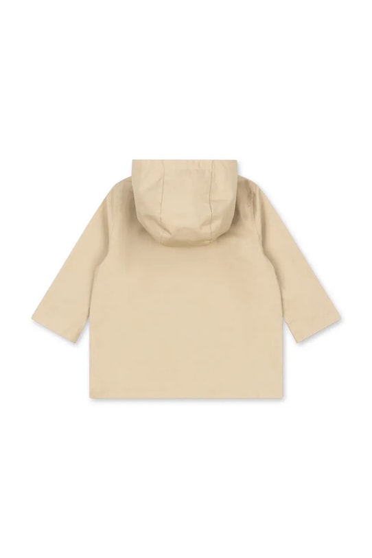 Chłopiec Konges Sløjd trencz bawełniany dziecięcy TRENCHY COAT KS105111.PPY2 beżowy