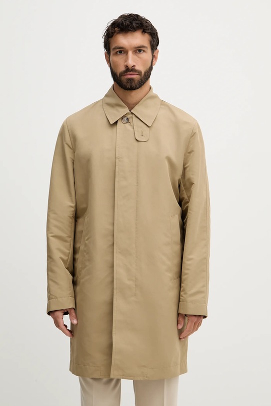 Kabát BOSS C-Clark-261F nezateplené béžová 50554449