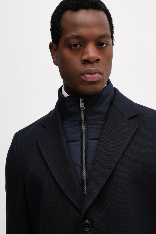 Пальто BOSS H-Hyde-Bib-254 50556711 тёмно-синий