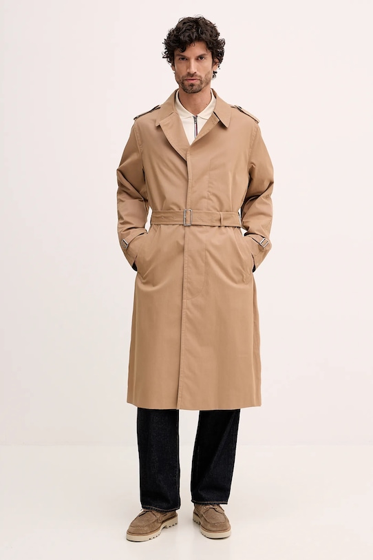 Tommy Hilfiger cappotto transitorio marrone MW0MW41855