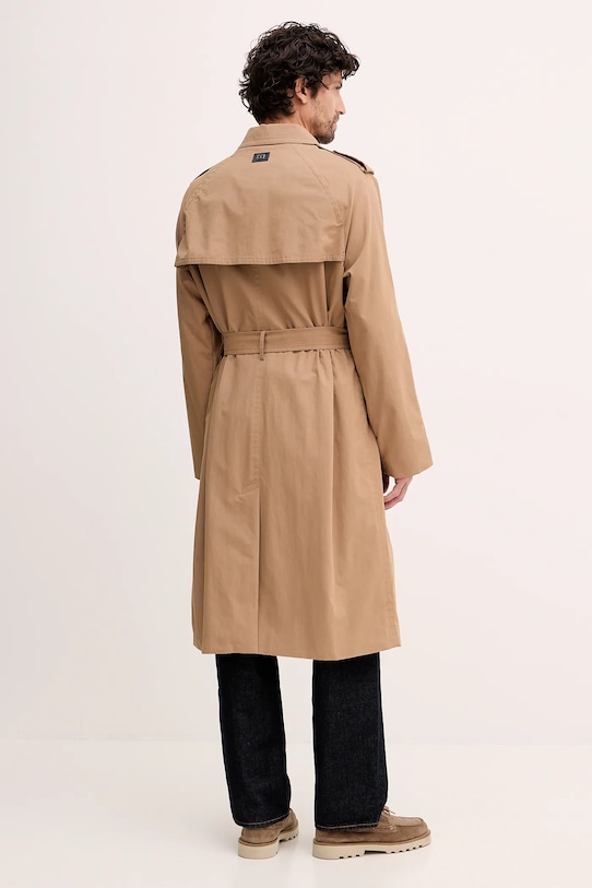 Abbigliamento Tommy Hilfiger cappotto MW0MW41855 marrone