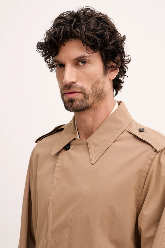 Tommy Hilfiger płaszcz brązowy MW0MW41855