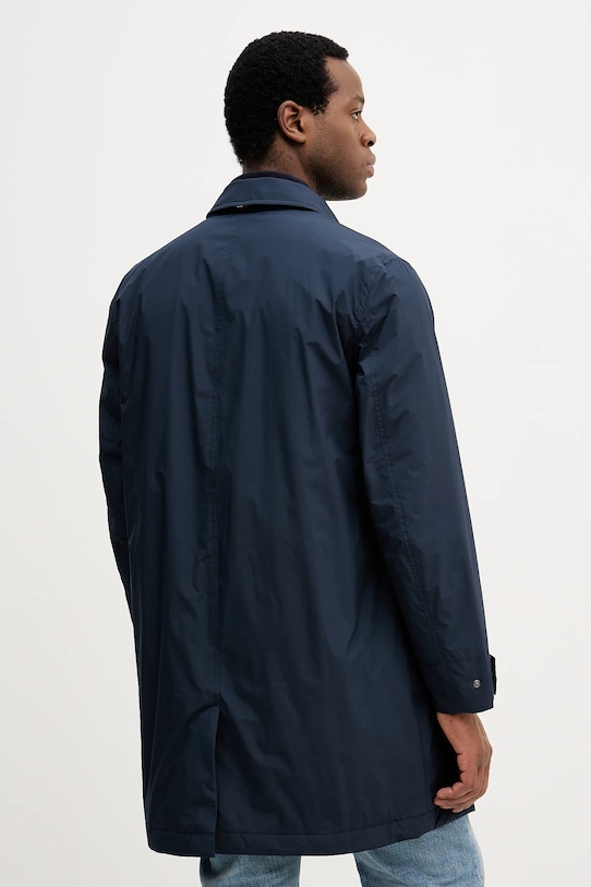 Odzież Tommy Hilfiger płaszcz MW0MW42569 granatowy
