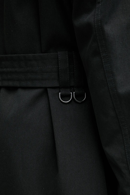 Παλτό HUGO 50554383 μαύρο