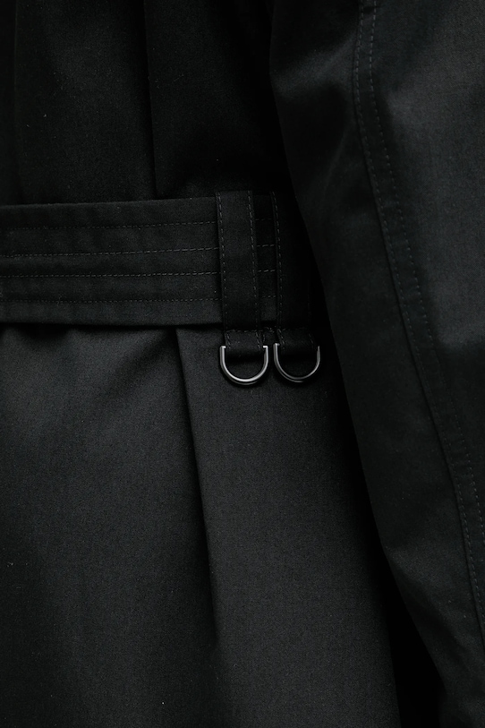 Παλτό HUGO 50554383 μαύρο