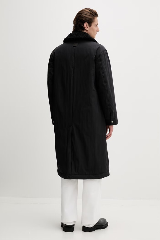 Odzież AllSaints płaszcz M050OD czarny