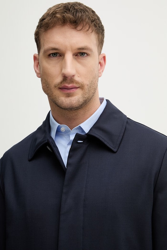 Trussardi płaszcz z dodatkiem wełny 0001M000002N