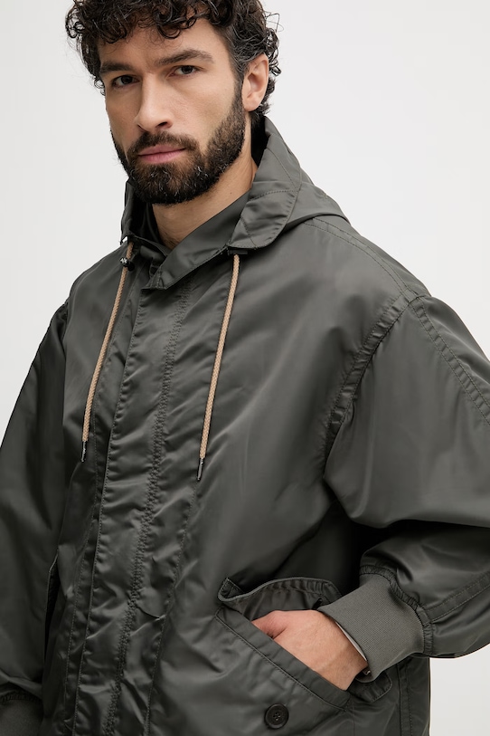 Armani Exchange kabát pánsky XM001820.AF16593 zelená