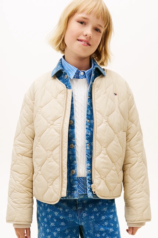 Παιδικό μπουφάν Tommy Hilfiger KS0KS00731.128.176.PPY2