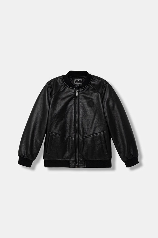 Guess kurtka bomber dziecięca bez kaptura czarny L6RL04.WH2J0.PPY2