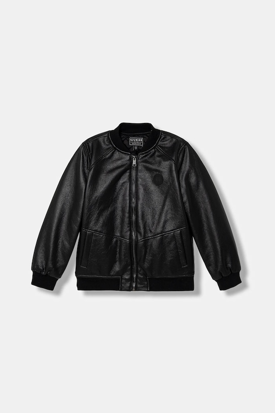 Guess kurtka bomber dziecięca bez kaptura czarny L6RL04.WH2J0.PPY2