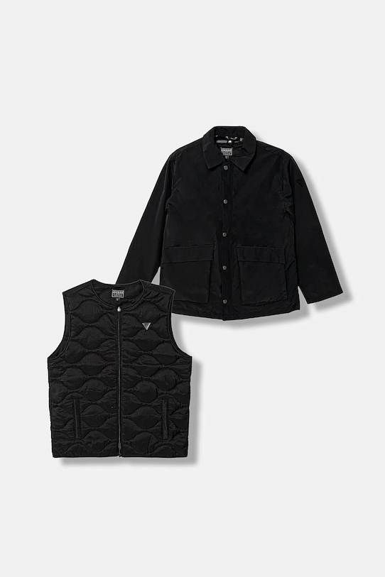 Guess kurtka dziecięca bez kaptura czarny L6RL05.W4210.PPY2