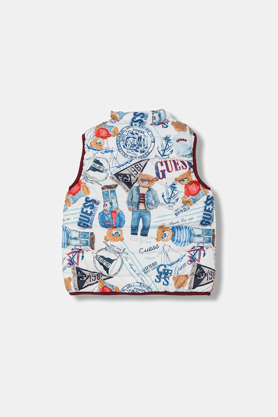 Παιδικό αναστρέψιμο γιλέκο Guess πολύχρωμο N6RL01.WCFM2.PPY2