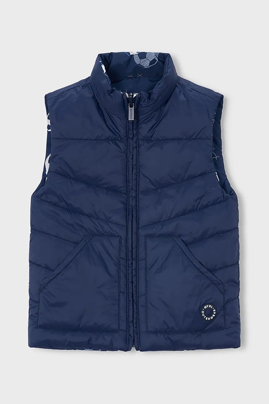 Дитяча двостороння безрукавка Mayoral з підкладкою темно-синій 3380.5E.Mini.PPY2