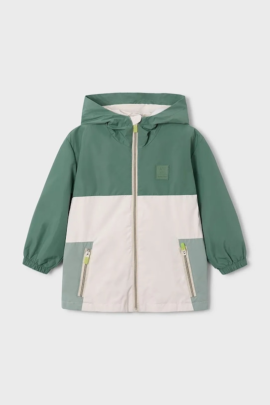 Detská bunda Mayoral nezateplené zelená 3447.5G.Mini.PPY2