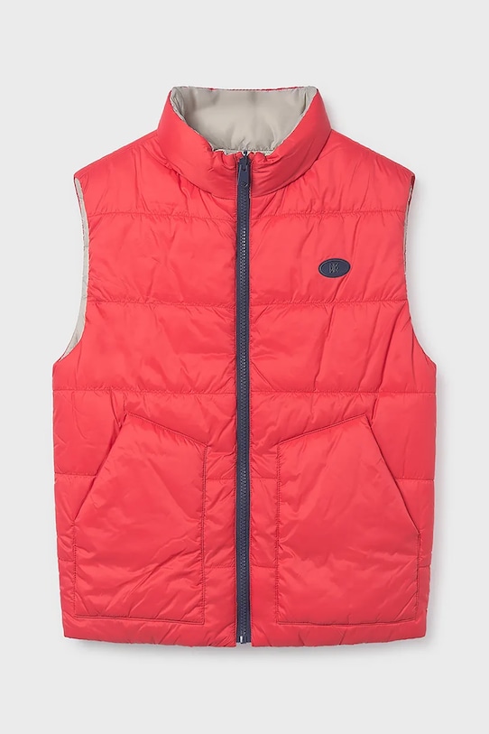 Mayoral vestă cu două fețe pentru copii cu captuseala rosu 6358.7E.Junior.PPY2