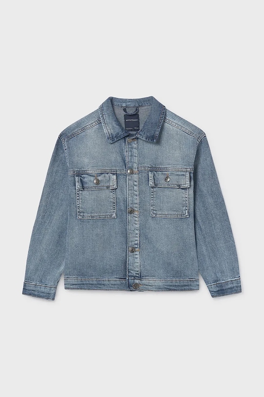 Детская джинсовая куртка Mayoral 6415.7B.Junior.PPY2 голубой SS26